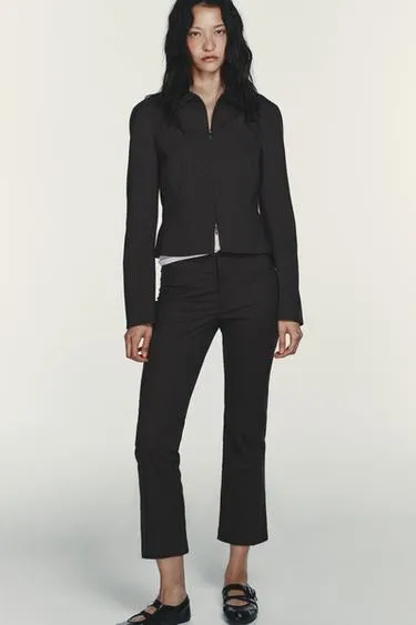 Куртка в полоску с молниями- Заказать в России