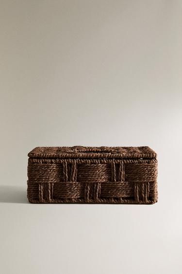 Zara Коробка для салфеток из плетёной бумаги