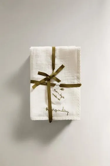 Набор детских муслиновых пеленок (7 штук)- Заказать в России