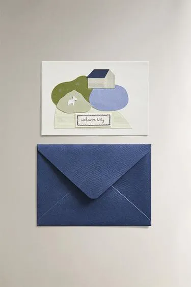 Welcome baby donkey card