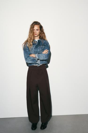 Zara Брюки BALLOON с защипами