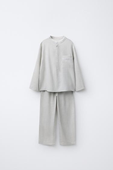 Zara 2-6 лет/пижама с рубашкой-хенли