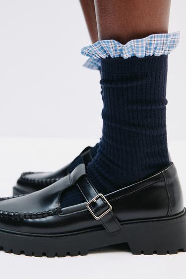 Zara Набор из двух пар носков с воланами