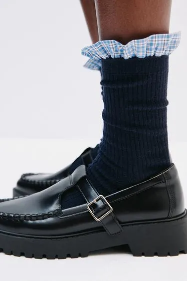 Набор из двух пар носков с воланами- Заказать в России