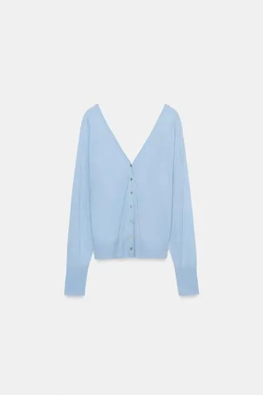 Zara Кардиган с V-образным вырезом