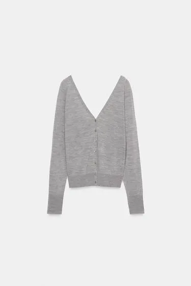 Zara Кардиган с V-образным вырезом