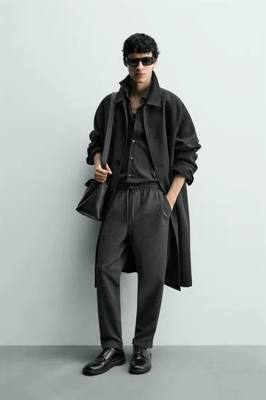 Брюки-джоггеры NON IRON комфортной посадки- Заказать в России