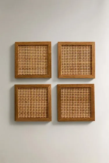 Pack of wooden coasters (pack of 4)- Заказать в России