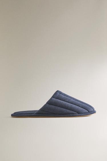 Zara Тапочки с квилтингом купить с доставкой.