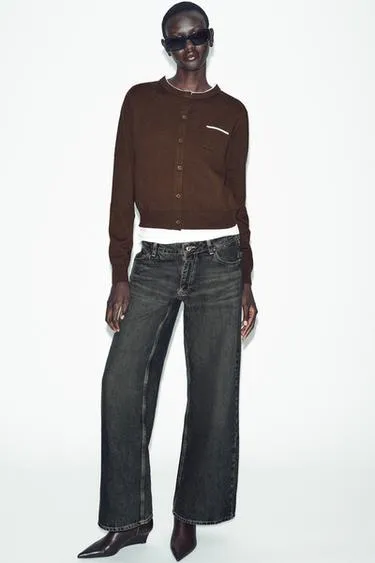 Комбинированный кардиган