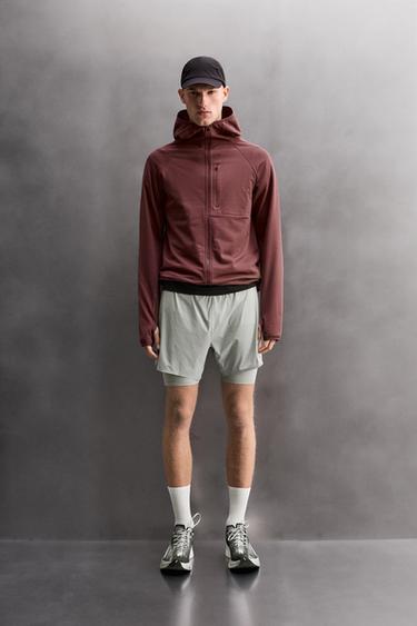 Zara Шорты для бега 2 в 1