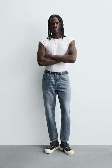 Zara Джинсы SLIM CROPPED FIT