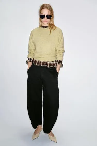 Туфли-мюли на среднем тонком каблуке