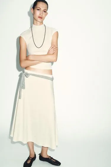 Юбка из мягкой ткани- Заказать в России