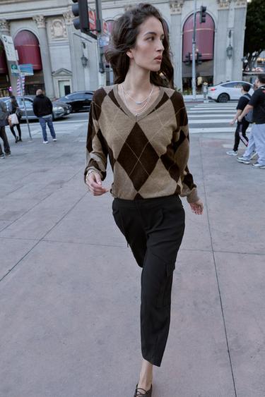 Zara Брюки CARROT FIT карго