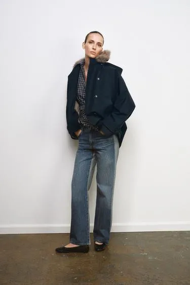 Тренч с меховым воротником — ZW COLLECTION- Заказать в России