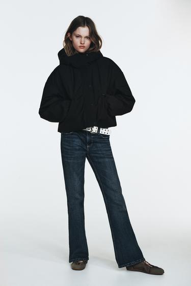 Zara Стеганая ветрозащитная куртка WATER REPELLENT купить с доставкой.