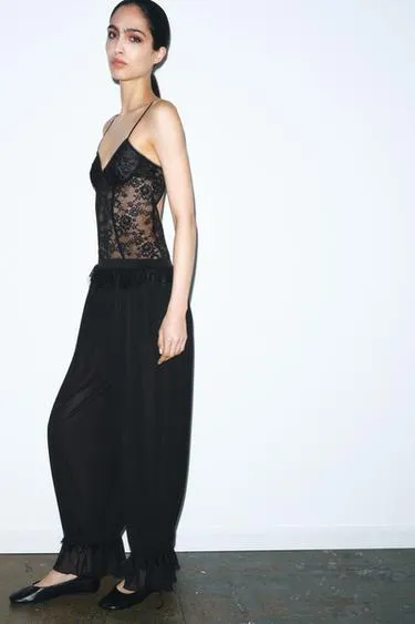 Шаровары с кружевом- Заказать в России