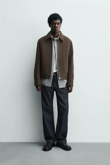 Куртка из синтетической шерсти с молнией