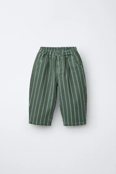 Брюки BAGGY в полоску- Заказать в России