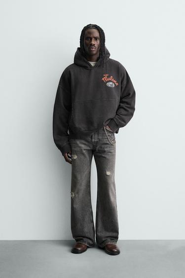 Zara Худи с графическим принтом POST MALONE™