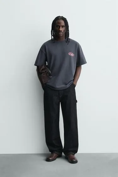 Толстовка с эффектом потертости с графическим принтом POST MALONE ™- Заказать в России