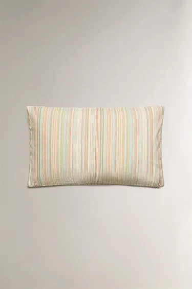 Чехол на подушку в полоску- Заказать в России