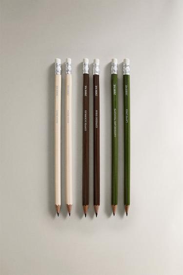 Zara Набор карандашей «кофе» (набор из 6 шт.) купить с доставкой.