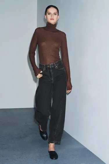 Джинсы ZW COLLECTION ANKLE BALLOON со средней посадкой- Заказать в России