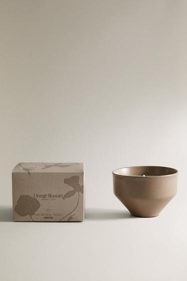 Zara (230 г) ароматичная свеча апельсиновый цвет