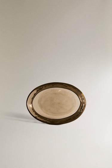 Zara Мыльница для ванной из текстурированного стекла с дымчатым оттенком купить с доставкой.