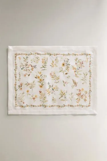 Подставка для тарелок с цветочным принтом со слоем смолы- Заказать в России