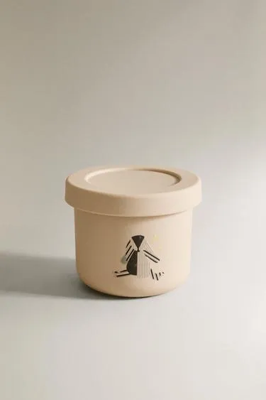 Детская силиконовая ланчбокс с кроликом- Заказать в России