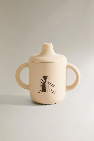 Детский силиконовый кубок для обучения с изображением кролика- Заказать в России