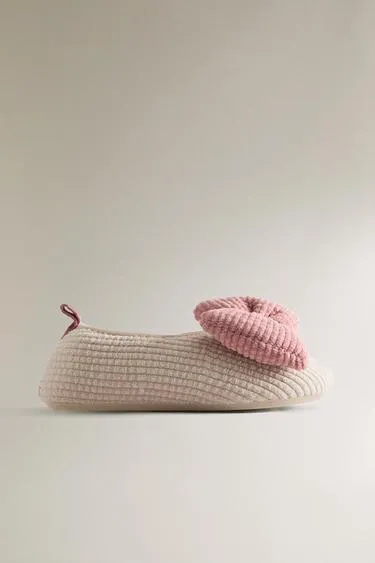 Детские балетки с бантом- Заказать в России