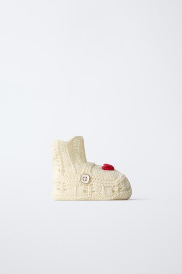 Zara Ботильоны с сердечками