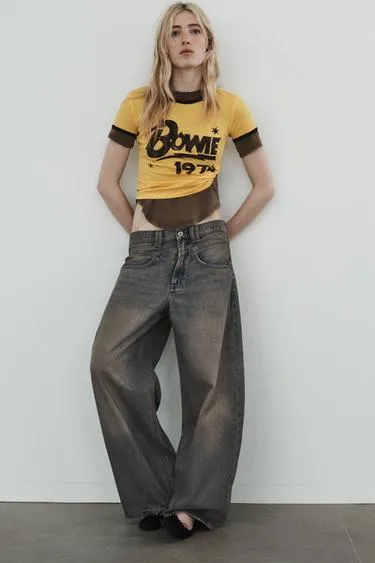 Джинсы TRF BAGGY с низкой посадкой