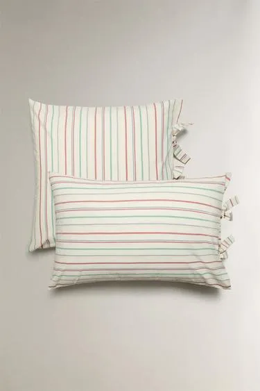 Детский простынный чехол в мультицветной полоску- Заказать в России