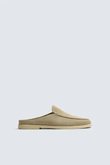 Кожаные лоферы без задника- Заказать в России