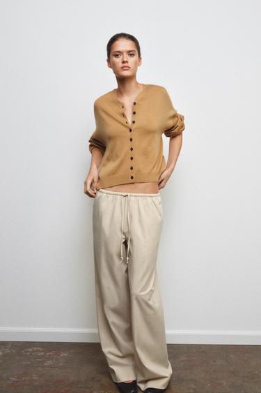 Zara Брюки в полоску в пижамном стиле — ZW COLLECTION купить с доставкой.