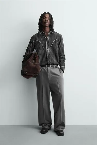 Струящиеся брюки WIDE FIT