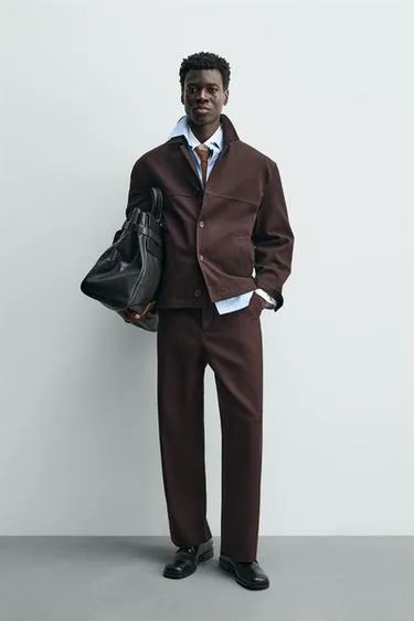 Куртка-рубашка из саржевой ткани- Заказать в России