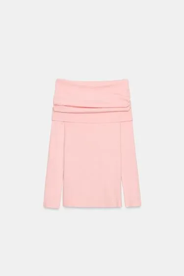 Свитер с открытыми плечами- Заказать в России