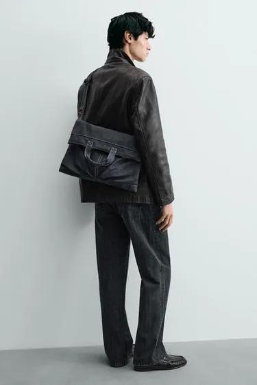 Джинсовая сумка-шопер- Заказать в России