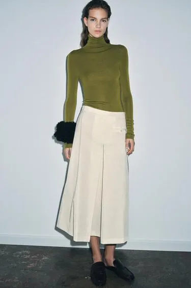 Расклешенная юбка со складками — ZW COLLECTION- Заказать в России