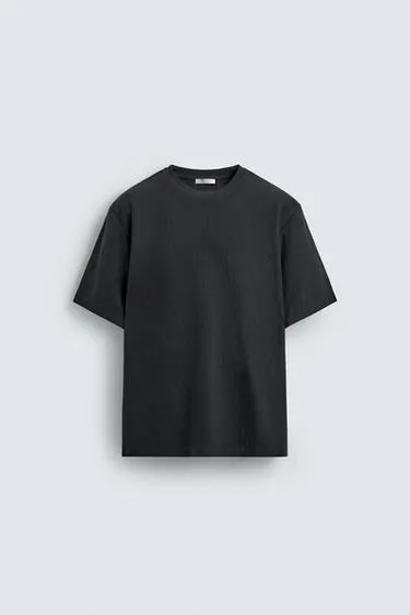 Футболка RELAXED FIT из рельефной ткани- Заказать в России