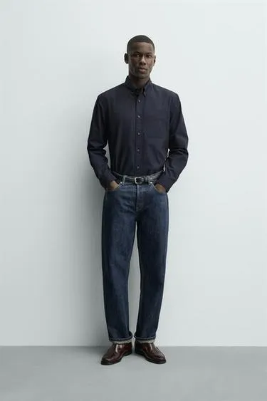 Рубашка из мягкого хлопка- Заказать в России