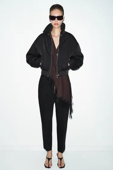 Короткая стеганая куртка- Заказать в России