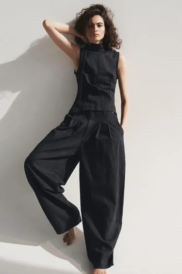 Джинсы TRF BAGGY со средней посадкой- Заказать в России