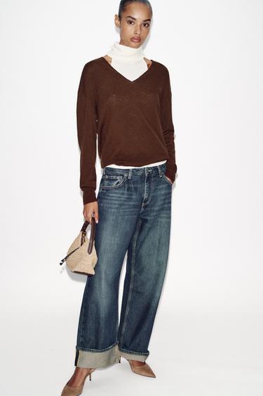 Zara Плетеная мини-сумка с ручкой